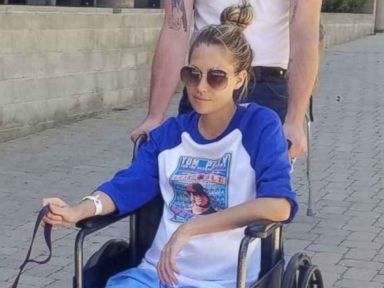 Woman who nearly died parasailing says she's happy 'to move forward'
