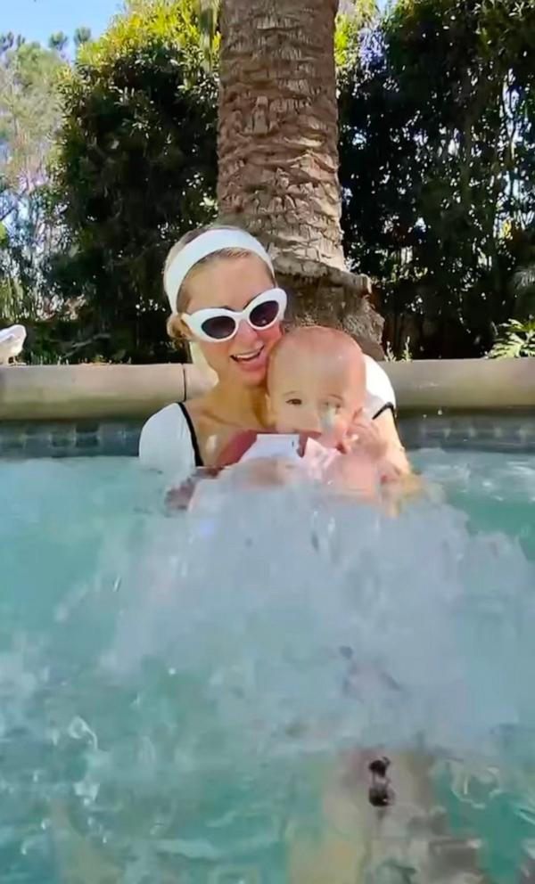 PHOTO: A still from video posted to Paris Hilton's Instagram of her with her son Phoenix.