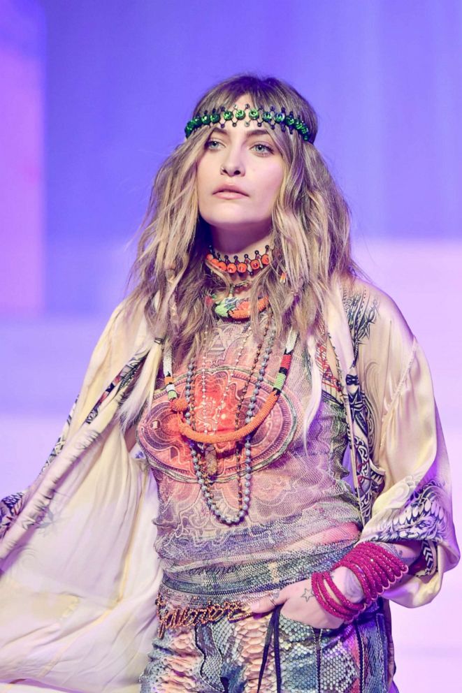 PHOTO: Paris Jackson walks the runway during the Jean-Paul Gaultier Haute Couture Spring/Summer 2020 show as part of Paris Fashion Week at Theatre Du Chatelet on Jan. 22, 2020 in Paris.