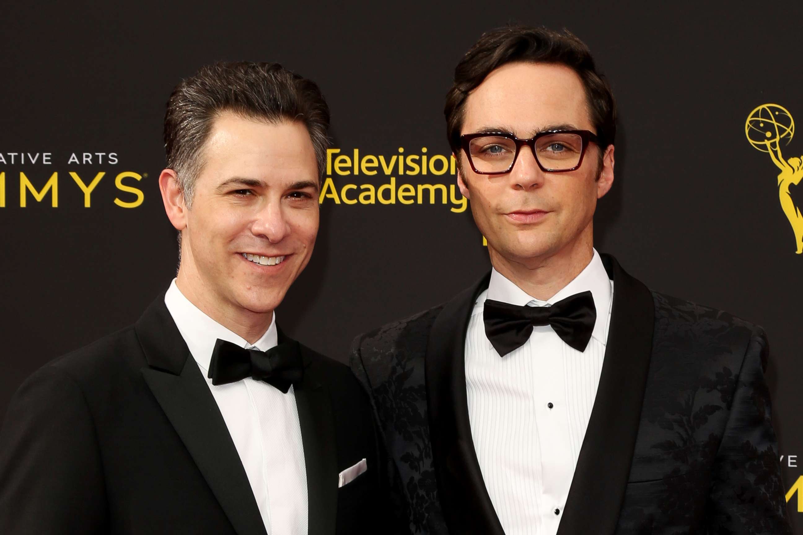 PHOTO: Jim Parsons and Todd Spiewak attend the 2019 Creative Arts Emmy Awards, Sept. 15, 2019, in Los Angeles.