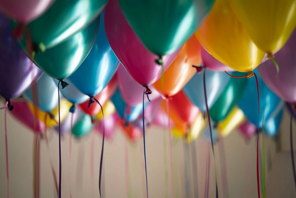 PHOTO: Party balloons are pictured in an undated stock image.