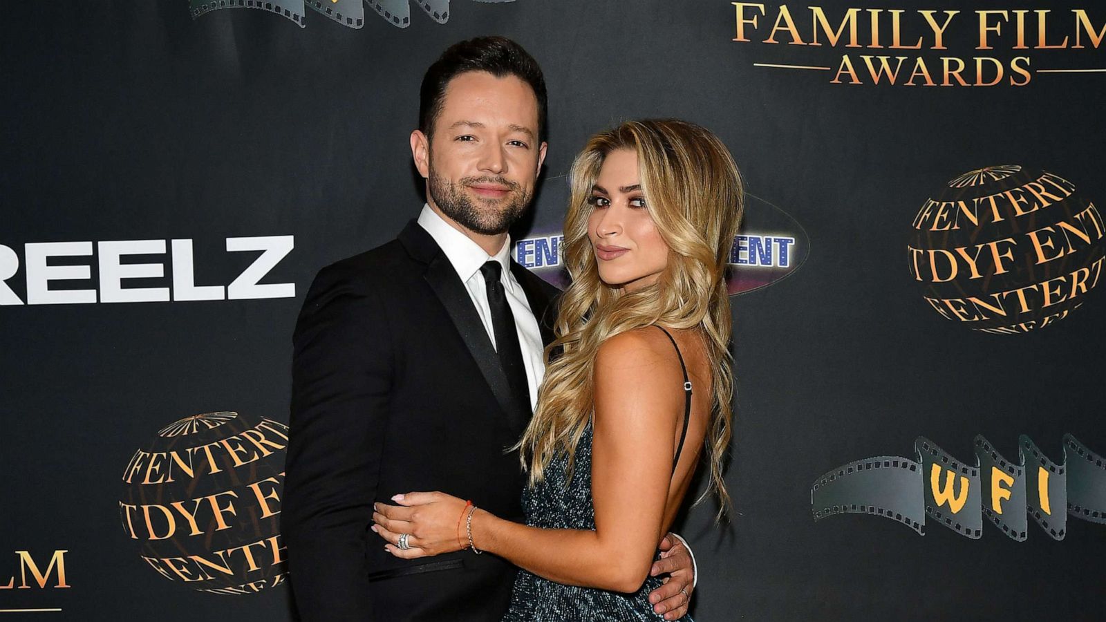 PHOTO: Pasha Pashkov and Daniella Karagach attend the 24th Family Film Awards at Hilton Los Angeles/Universal City on March 24, 2021 in Universal City, Calif.