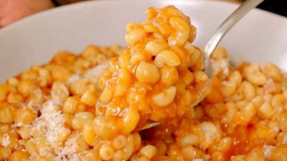 PHOTO: A bowl of pasta e ceci.