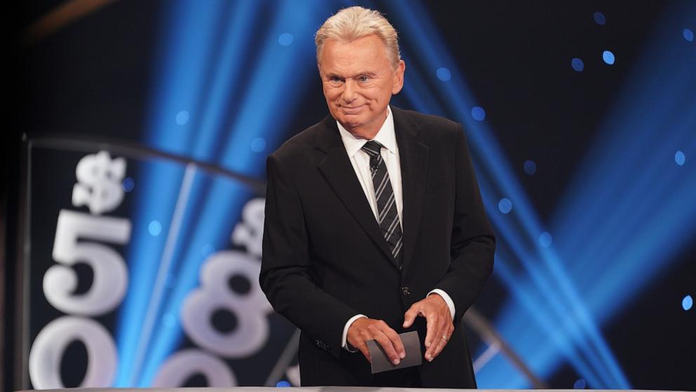 PHOTO: Pat Sajak on the set of Wheel of Fortune, Aug. 31, 2022.