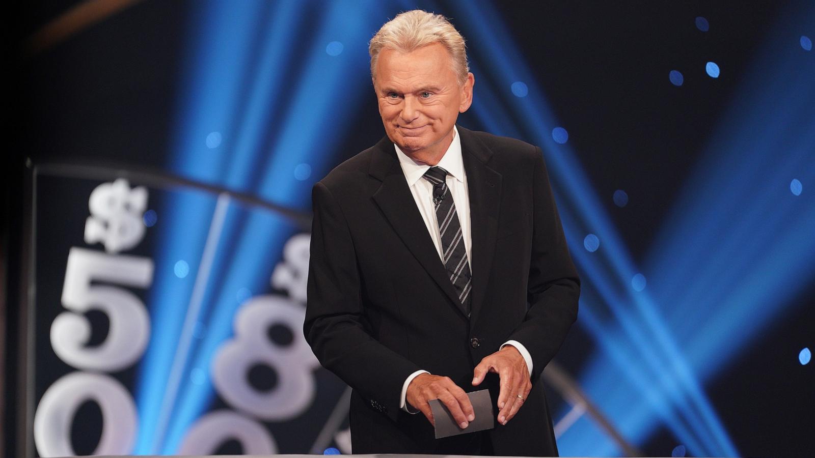 PHOTO: Pat Sajak on the set of Wheel of Fortune, Aug. 31, 2022.