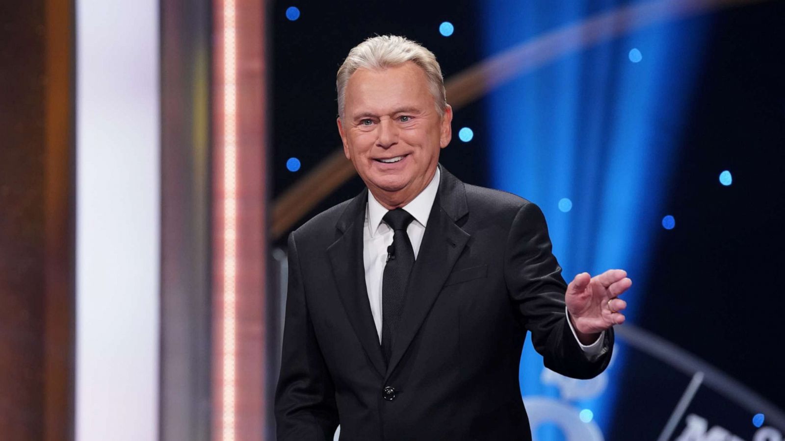 PHOTO: Host Pat Sajak on Celebrity Wheel of Fortune.