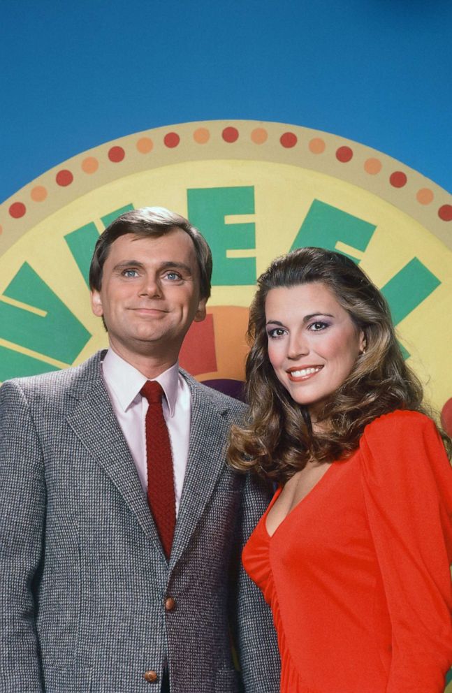 PHOTO: Wheel of Fortune host Pat Sajak and hostess Vanna White in the show's season 10, in 1992.