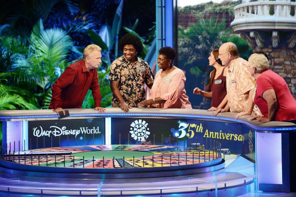 PHOTO: "Wheel of Fortune" host Pat Sajak attends a taping of the show's 35th anniversary season at Epcot Center at Walt Disney World on Oct. 10, 2017, in Orlando, Fla.