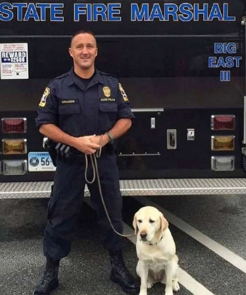 PHOTO: Retired Connecticut state trooper and Sandy Hook first responder Patrick Dragon is pictured in an image posted by the Connecticut State Police on their Twitter account. Dragon has died.