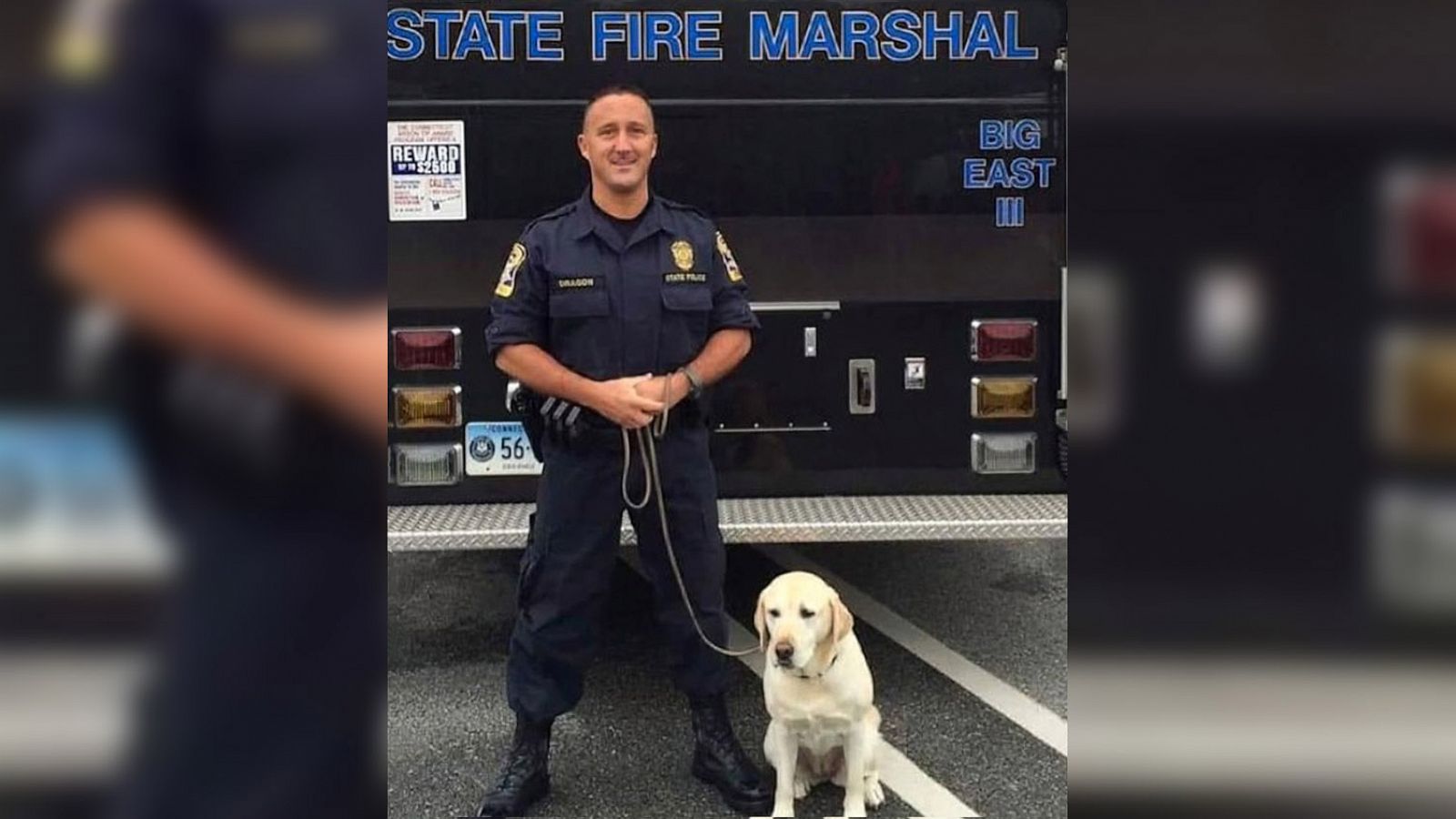 PHOTO: Retired Connecticut state trooper and Sandy Hook first responder Patrick Dragon is pictured in an image posted by the Connecticut State Police on their Twitter account. Dragon has died.