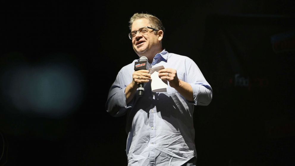 Host Patton Oswalt speaks onstage as Starz brings American Gods to NYCC 2018 at Hammerstein Ballroom, Oct. 5, 2018 in N.Y.