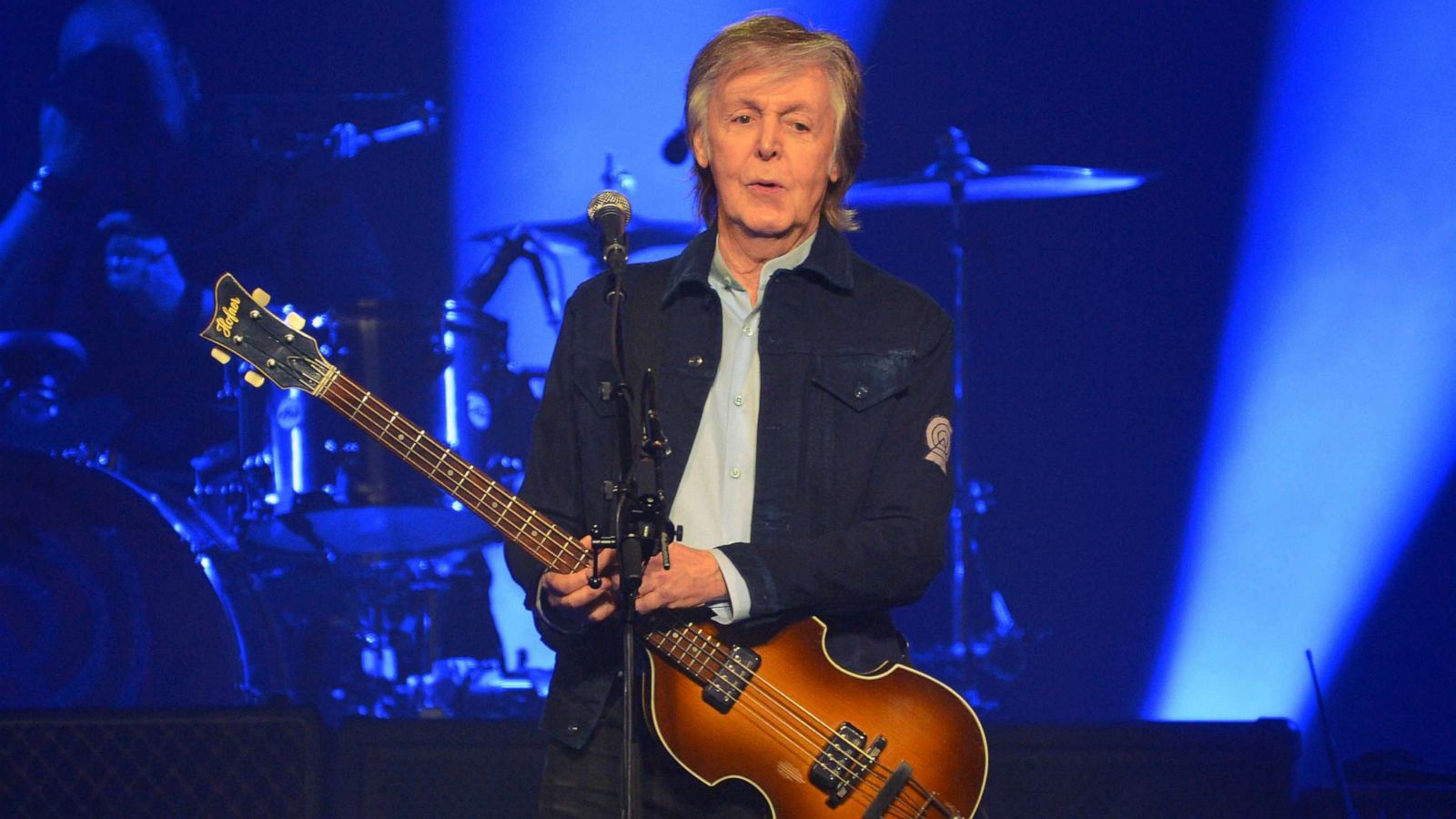 PHOTO: In this Dec. 16, 2018 file photo Sir Paul McCartney performs live on stage at the O2 Arena during his 'Freshen Up' tour in London.