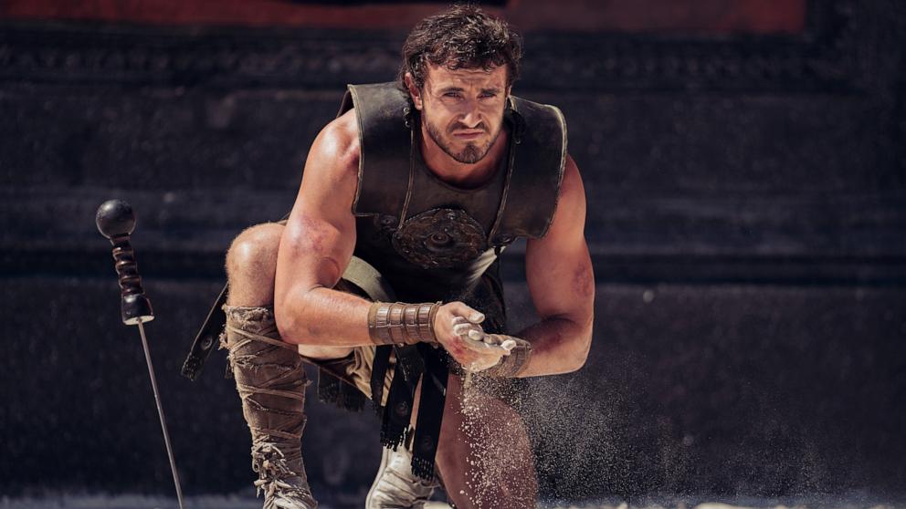 PHOTO: Paul Mescal plays Lucius in Gladiator II from Paramount Pictures. 