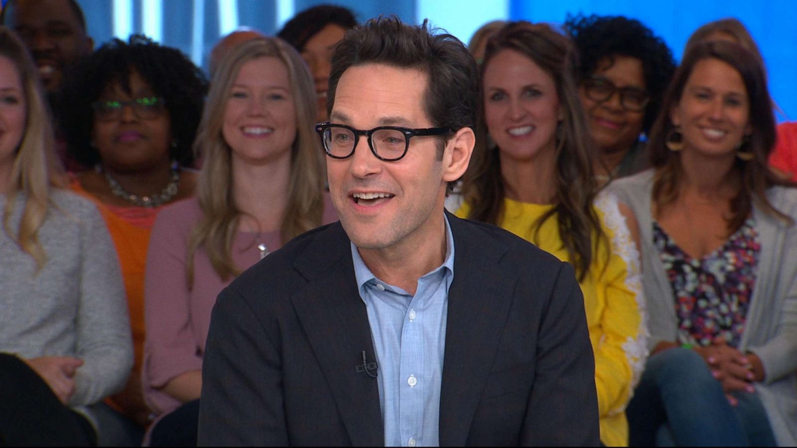 PHOTO: Paul Rudd appears on "Good Morning America," April 26, 2019.