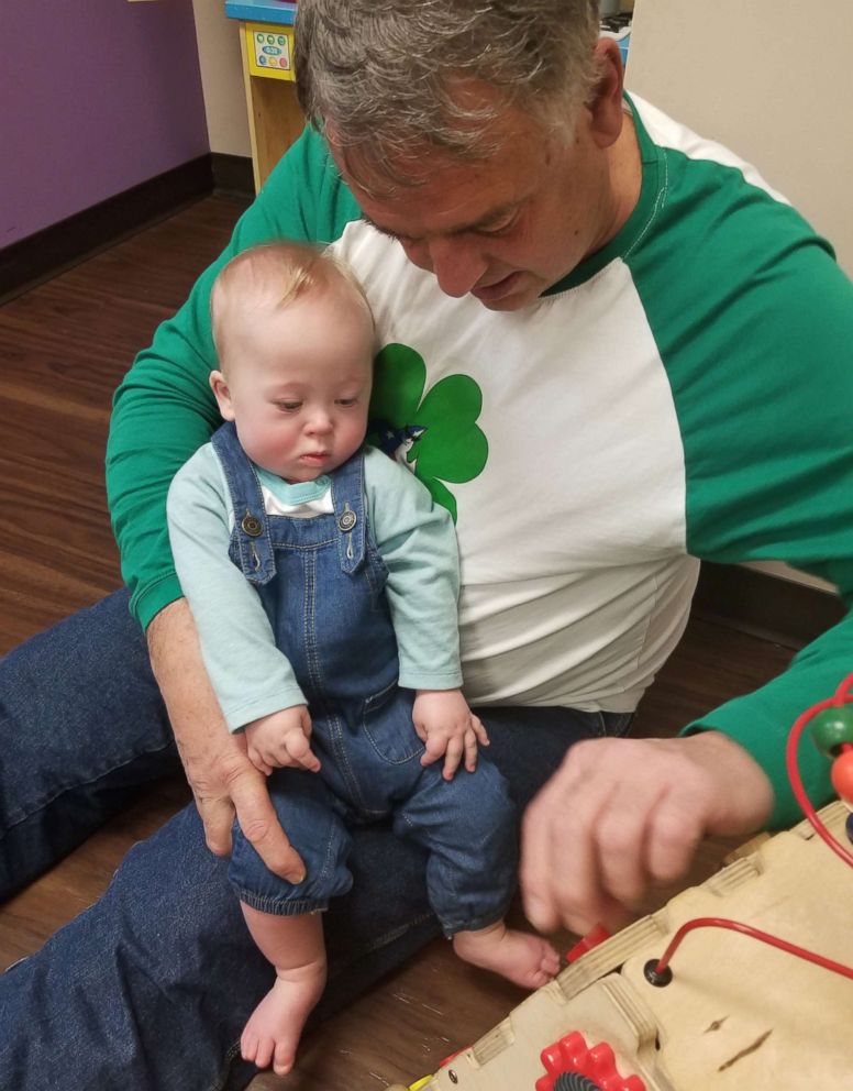 PHOTO: Ty Waterhouse is pictured with his grandfather.