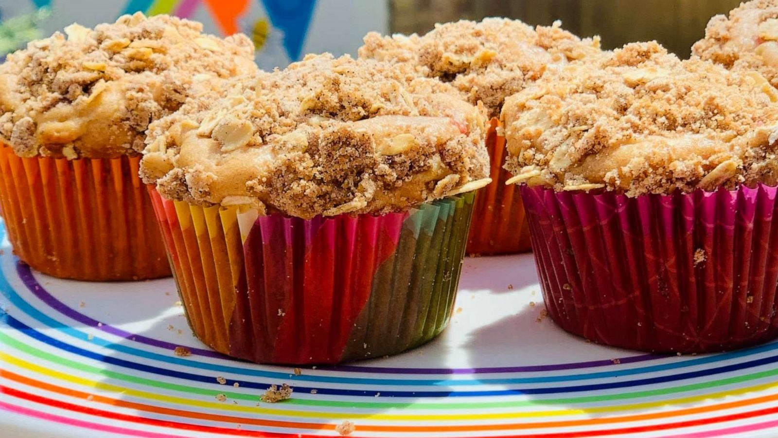 PHOTO: Peanut Butter and Strawberry Muffin with Peanut Crumble from chef Carla Hall.