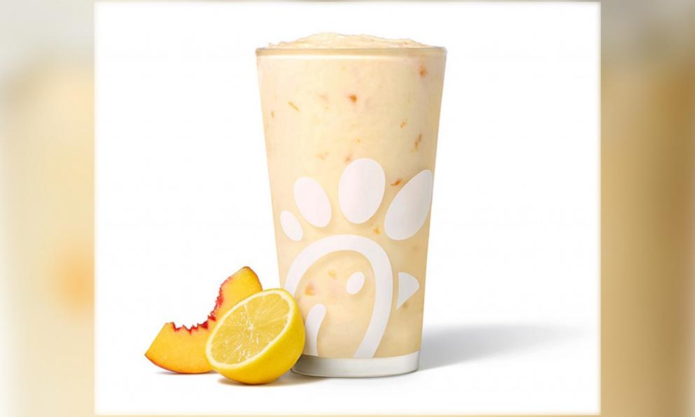 PHOTO: Chick-fil-A is introducing a peach frosted lemonade, made with Chick-fil-A lemonade and their Icedream dessert mixed with peaches.