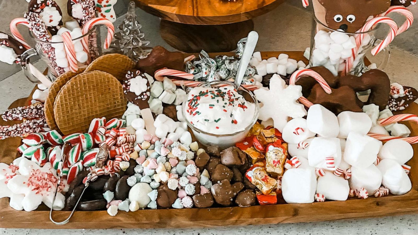 PHOTO: A hot cocoa tray crafted by The Peddling PA.