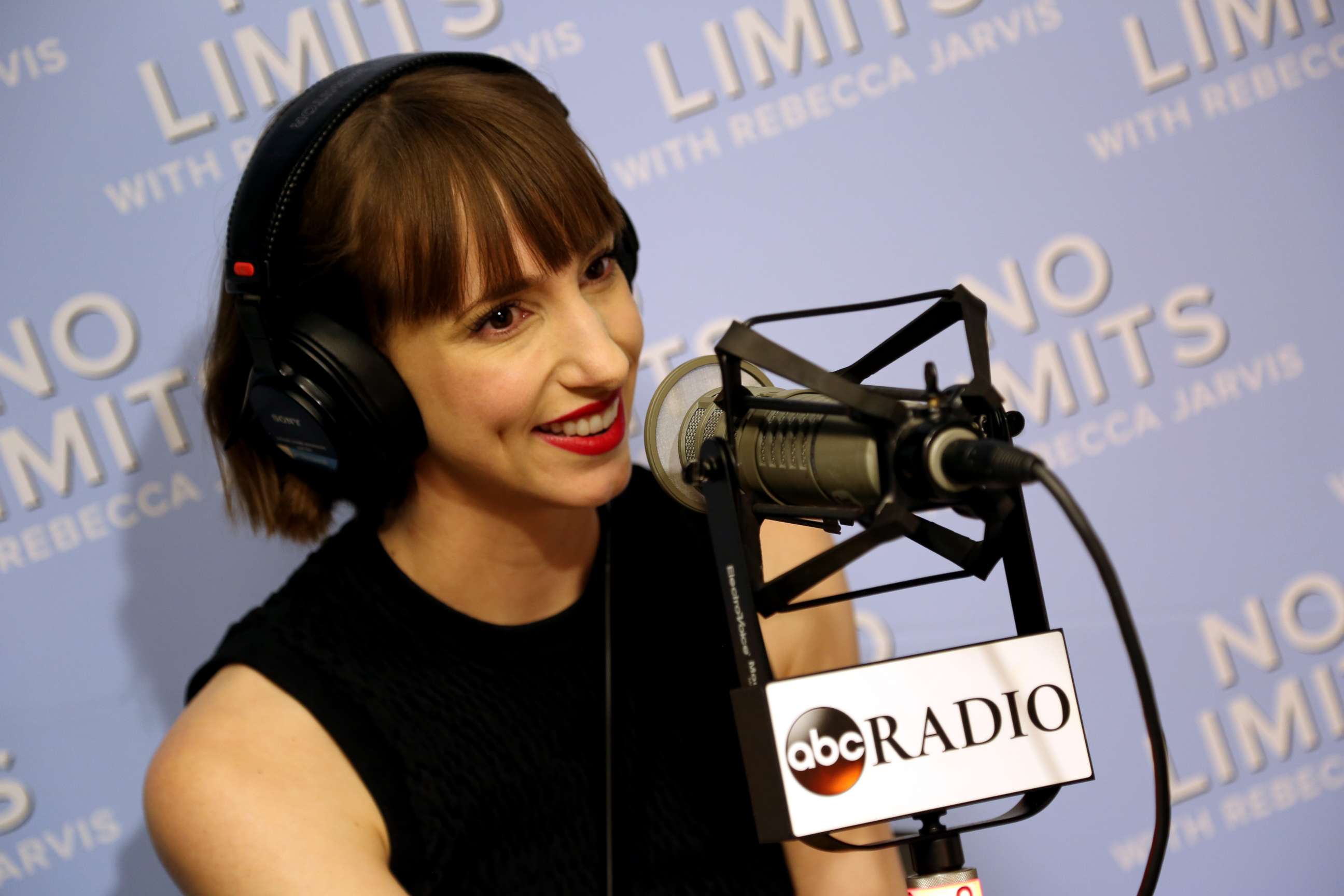 PHOTO: Jessica Pels, Editor-in-Chief of Cosmopolitan Magazine on the "No Limits with Rebecca Jarvis" podcast.