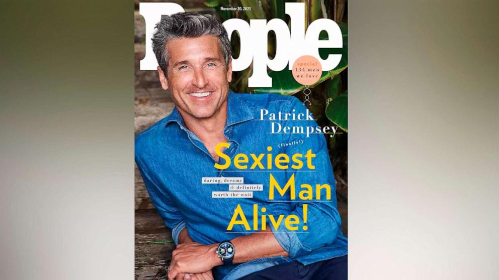 PHOTO: Patrick Dempsey was named People magazine's "sexiest man alive" for its Nov. 20, 2023, issue.