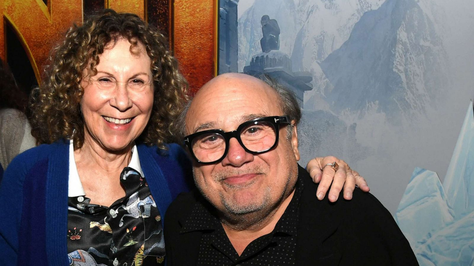 PHOTO: Rhea Perlman and Danny DeVito pose at the after party for the premiere of Sony Pictures' "Jumanji: The Next Level" at TCL Chinese Theatre on Dec. 9, 2019 in Hollywood, Calif.