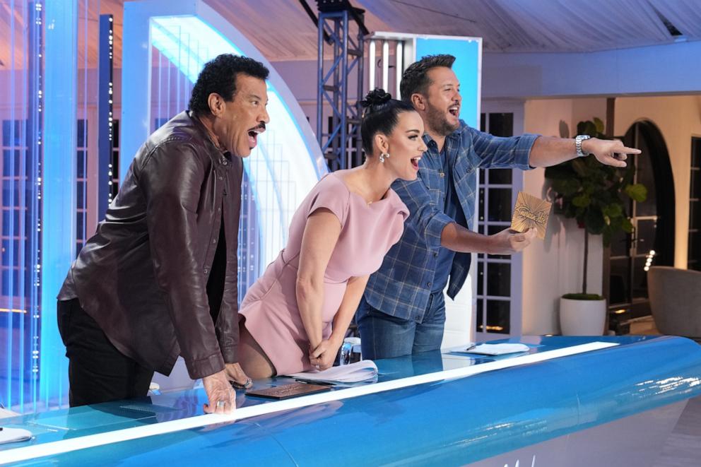 PHOTO: Luke Bryan, Katy Perry and Lionel Richie on "American Idol."
