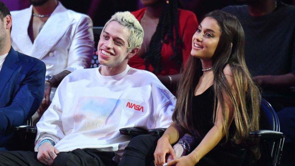 PHOTO: Pete Davidson and Ariana Grande attend the 2018 MTV Video Music Awards at Radio City Music Hall on Aug. 20, 2018 in New York.