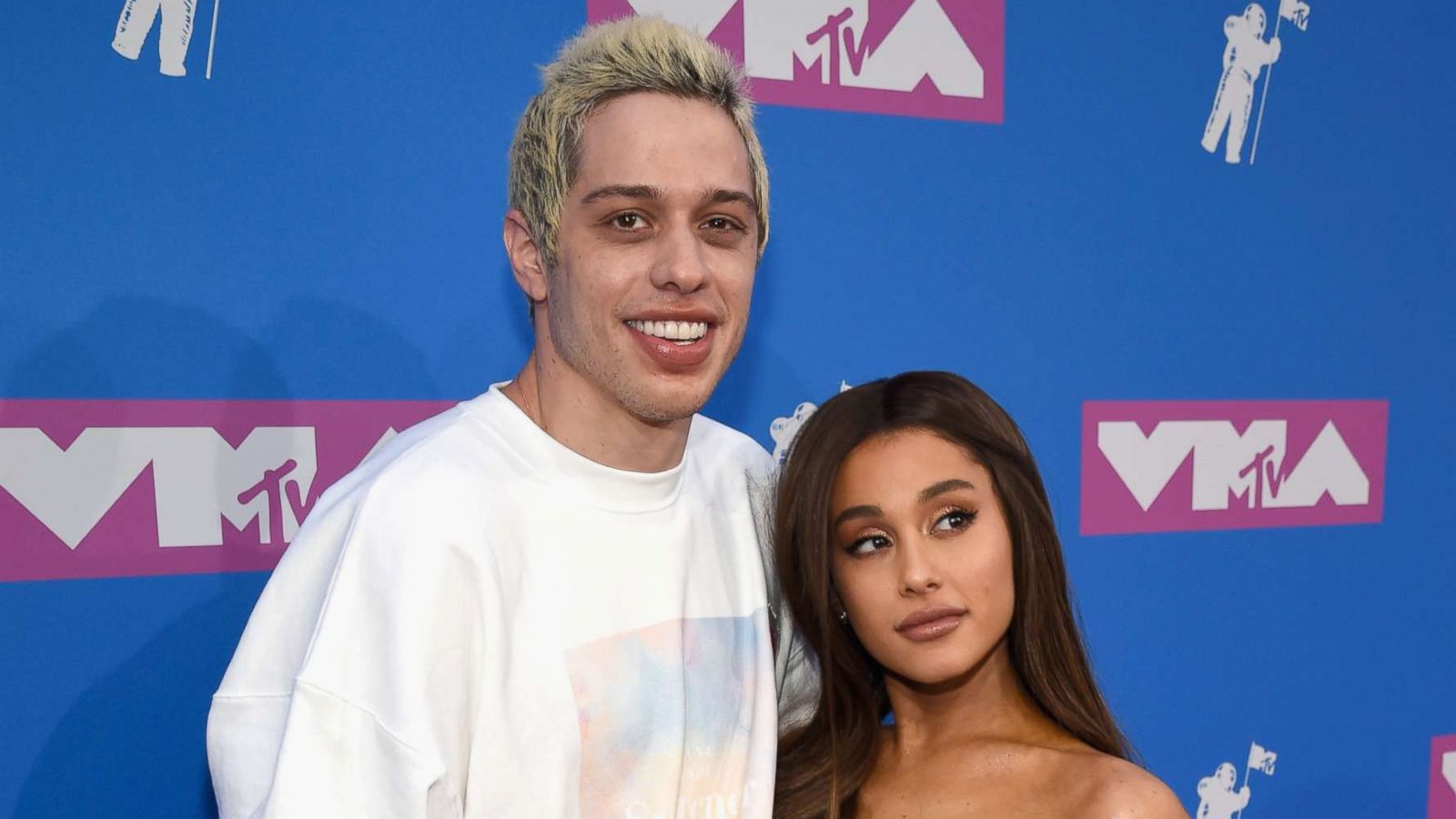 PHOTO: Pete Davidson and Ariana Grande attend the 2018 MTV Video Music Awards at Radio City Music Hall in this Aug. 20, 2018 file photo in New York.