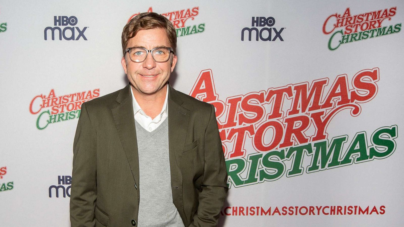 PHOTO: Actor Peter Billingsley poses on the red carpet during the "A Christmas Story Christmas" Chicago screening at the Chicago Cultural Center, Nov. 15, 2022.