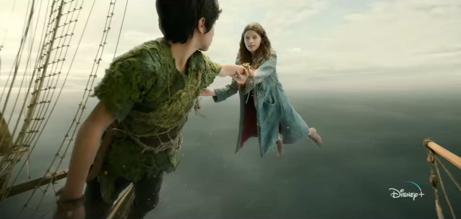 PHOTO: Alexander Molony and Ever Anderson as Peter Pan and Wendy, respectively, in a screen grab from the official trailer of "Peter Pan & Wendy."