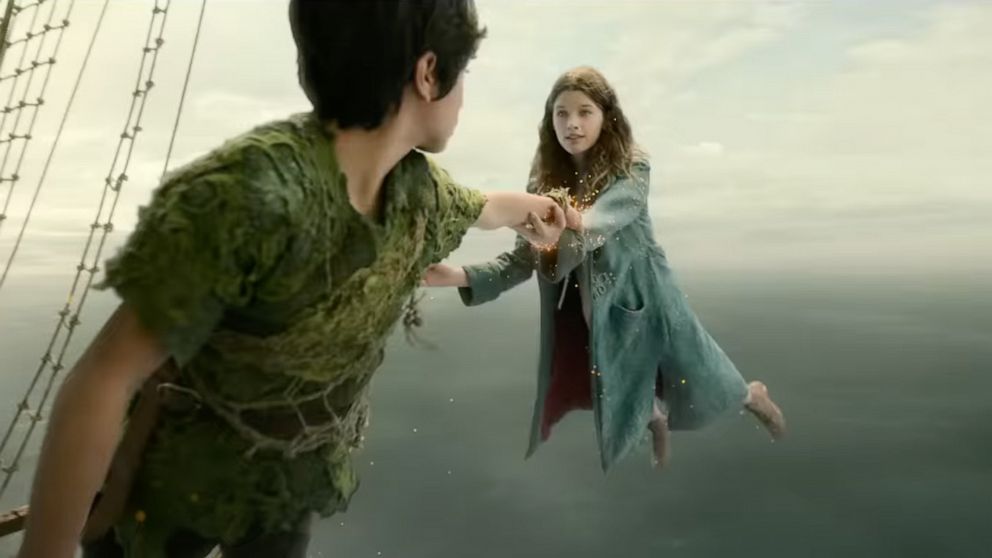 PHOTO: Alexander Molony and Ever Anderson as Peter Pan and Wendy, respectively, in a screen grab from the official trailer of "Peter Pan & Wendy."