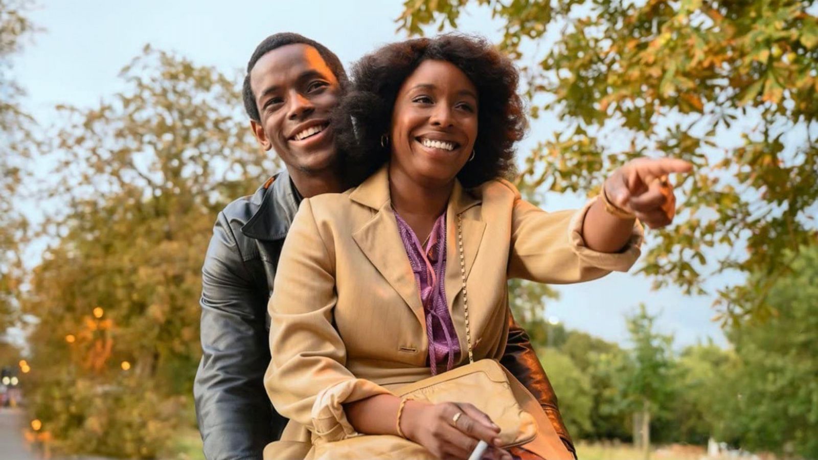 PHOTO: Micheal Ward and Amarah-Jae St. Aubyn appear in a scene from "Lovers Rock".