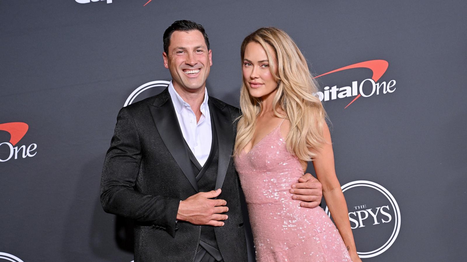 PHOTO: Maksim Chmerkovskiy and Peta Murgatroyd attend the 2022 ESPYs at Dolby Theatre, July 20, 2022, in Hollywood, Calif.