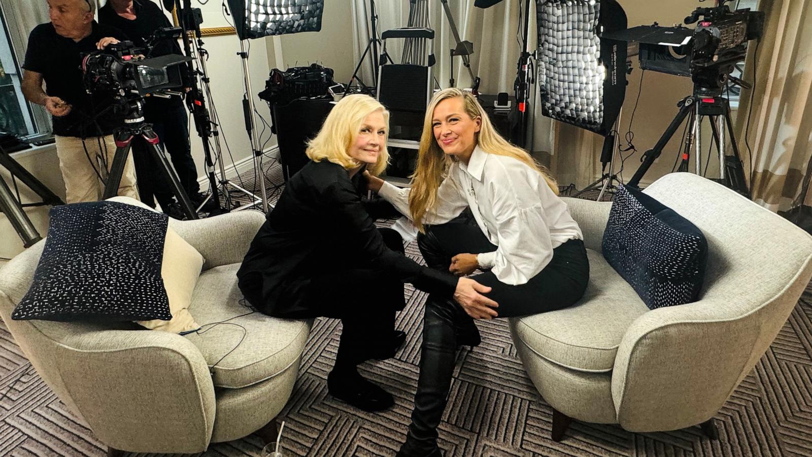 PHOTO: ABC News' Diane Sawyer speaks with Petra Nemcova in an interview that aired Dec. 19, 2024, on "Good Morning America."