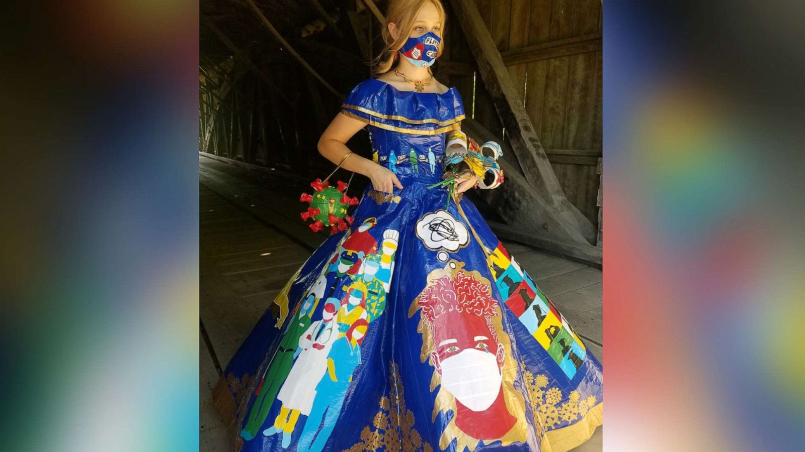 prom dress made out of duct tape Stuck At Prom: Duct Tape Attire Scholarships