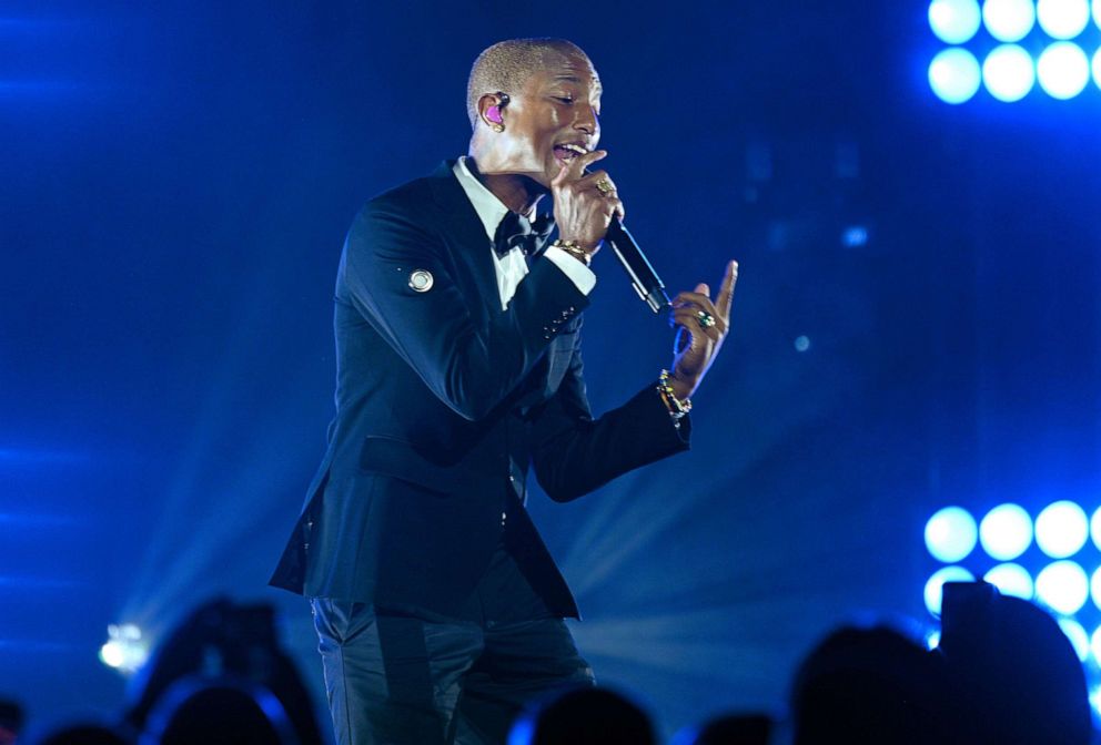 PHOTO: Pharrell Williams performs on stage during Rihanna's 5th Annual Diamond Ball Benefitting The Clara Lionel Foundation at Cipriani Wall Street, Sept. 12, 2019 in New York City.