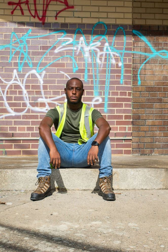 PHOTO: Terrill Haigler, a sanitation worker who has gone viral with his Instagram account, is pictured in Philadephia in an undated photo.