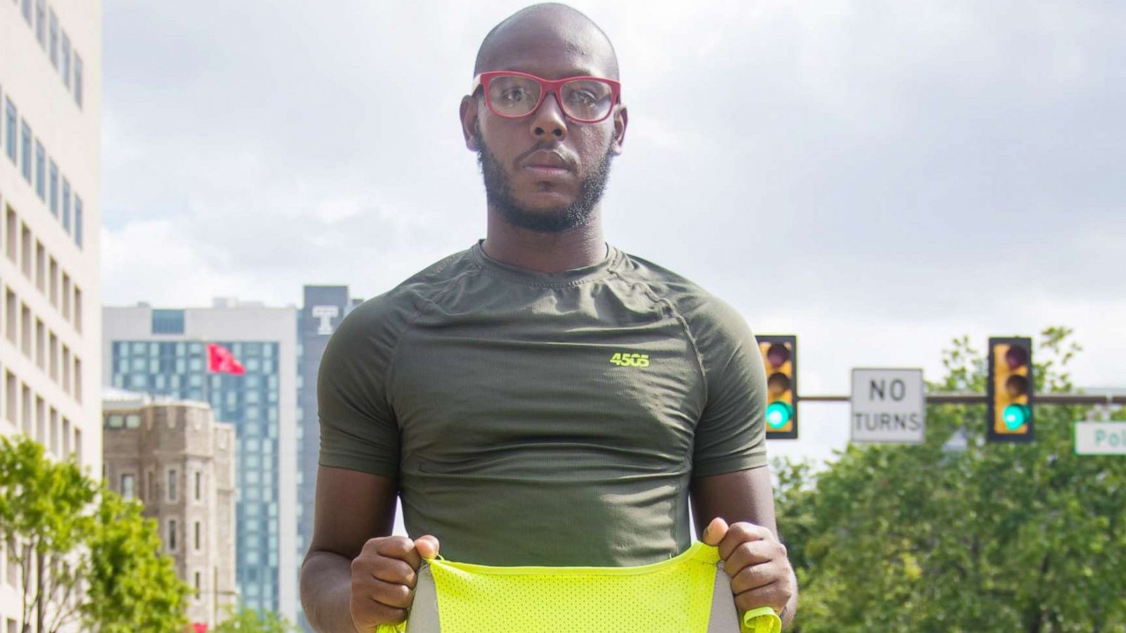 PHOTO: Terrill Haigler, a sanitation worker who has gone viral with his Instagram account, is pictured in Philadephia in an undated photo.