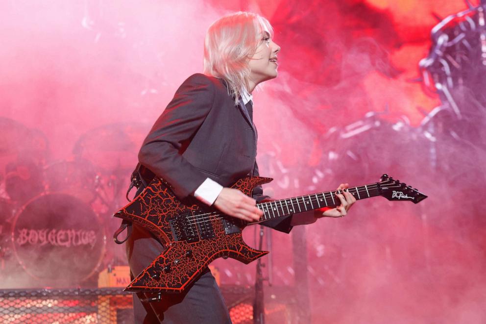 PHOTO: Phoebe Bridgers of boygenius performs at Madison Square Garden, on Oct. 2, 2023, in New York.