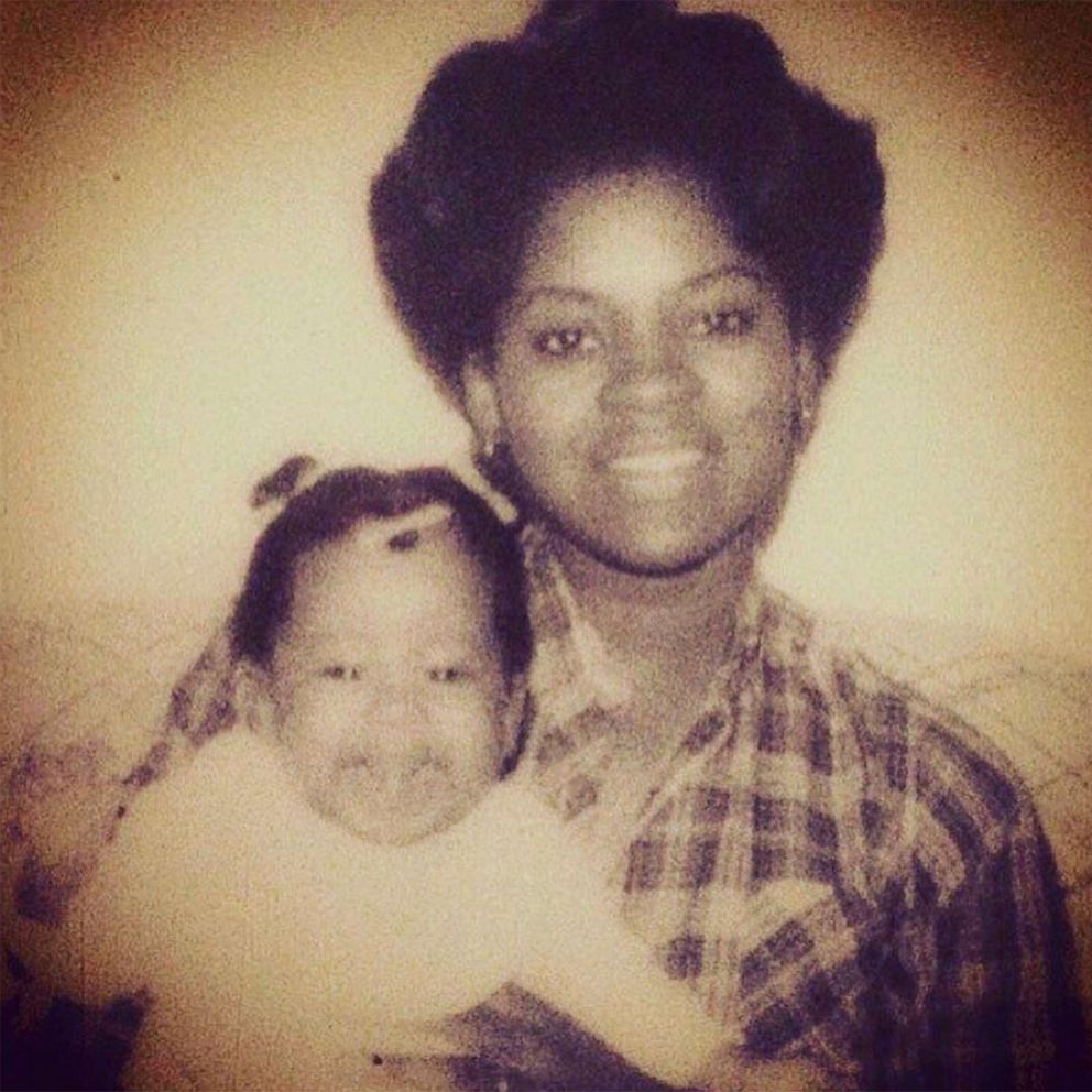 PHOTO: Phoebe Robinson and her mother pose in an undated childhood photo.
