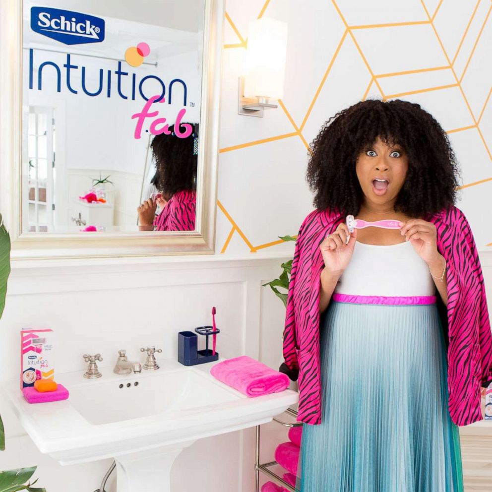 PHOTO: Phoebe Robinson on set of her campaign shoot for Schick Intuition f.a.b.