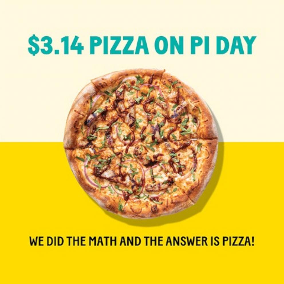 PHOTO: California Pizza Kitchen is offering a Pi Day promotion.