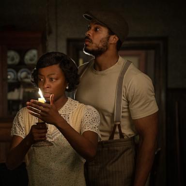 PHOTO: Danielle Deadwyler as Berniece and Ray Fisher as Lymon in "The Piano Lesson," 2024.