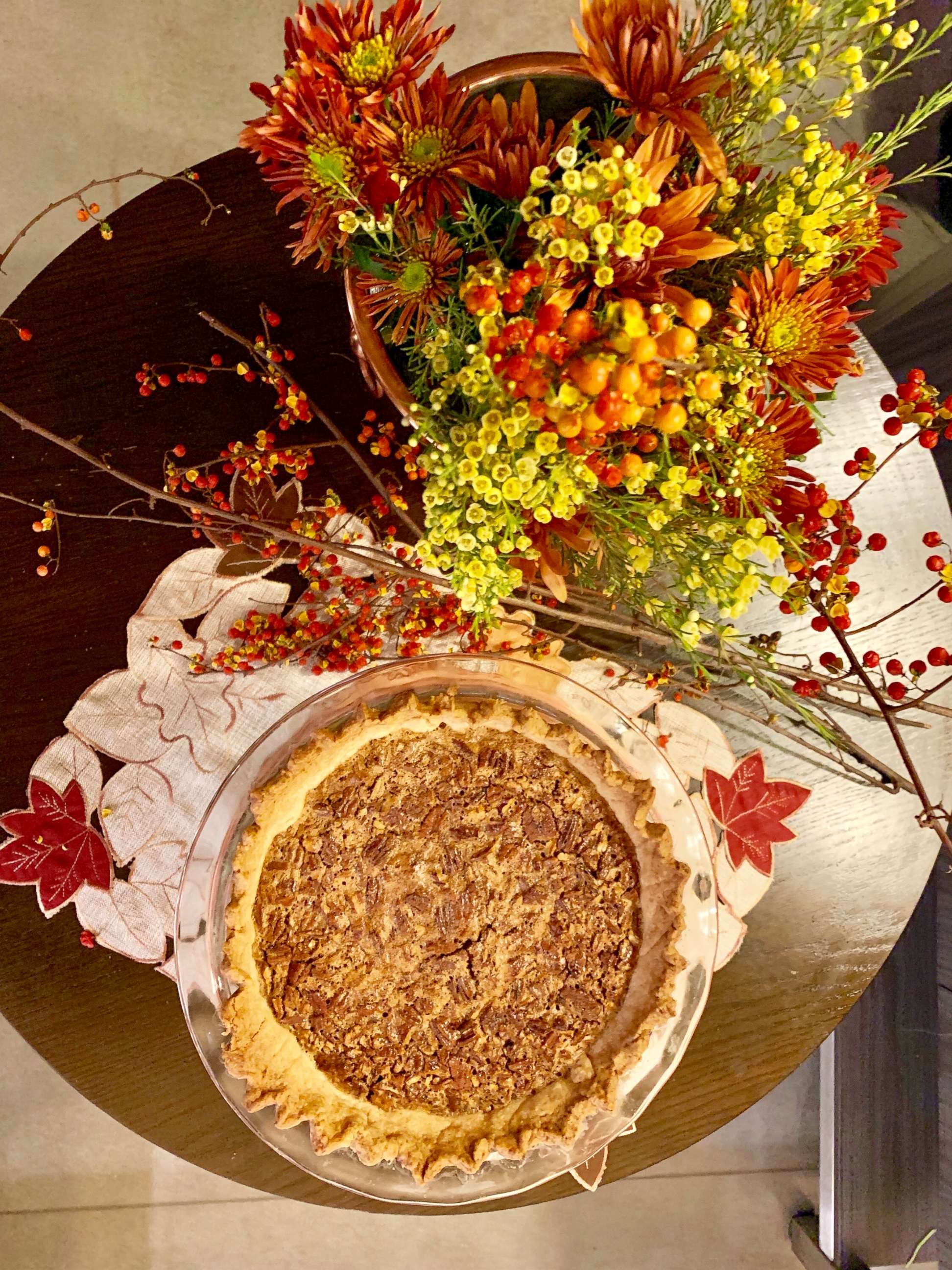 PHOTO: Fresh baked pecan pie made from the top Pinterest recipe.