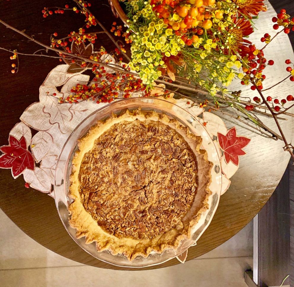 PHOTO: Fresh baked pecan pie made from the top Pinterest recipe.