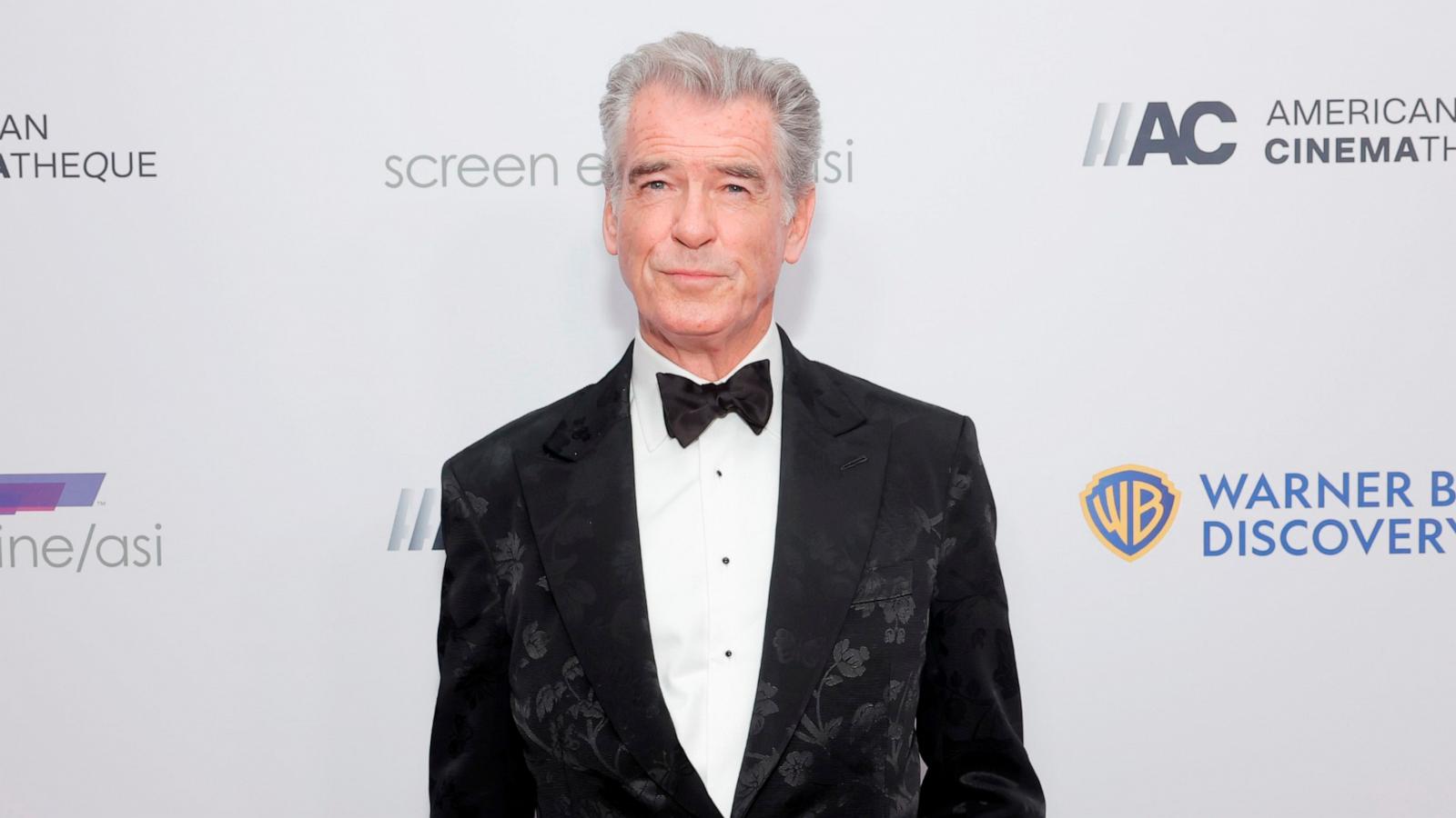 PHOTO: Pierce Brosnan attends the 37th Annual American Cinematheque Awards at The Beverly Hilton, Feb. 15, 2024, in Beverly Hills, Calif.