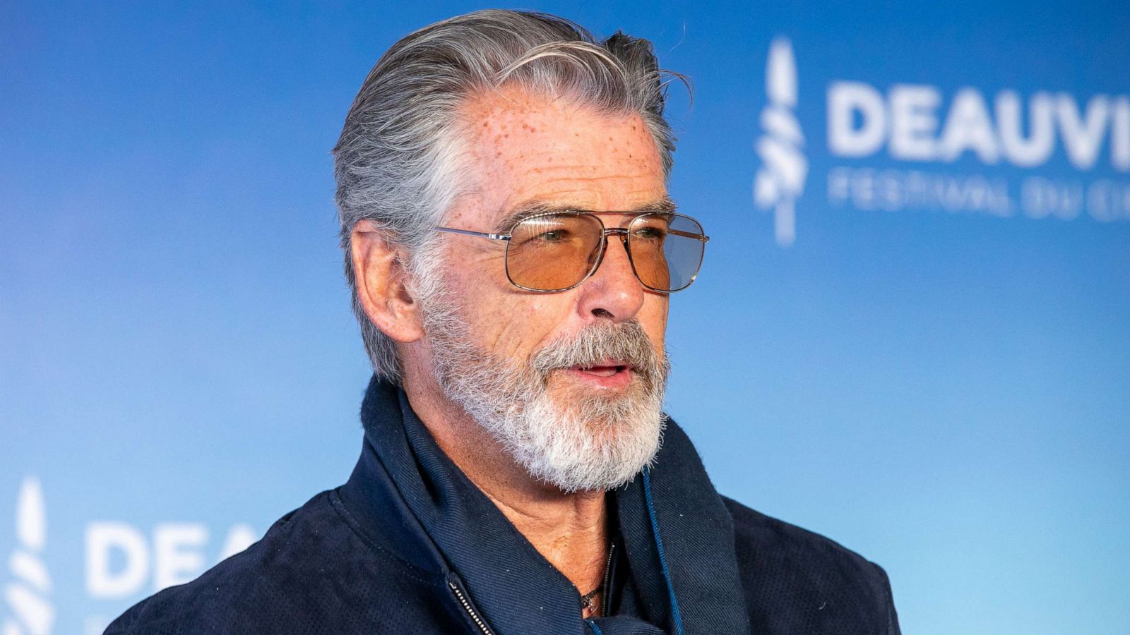 PHOTO: Actor Pierce Brosnan attends a photocall during the 45th Deauville American Film Festival on Sept. 7, 2019 in Deauville, France.