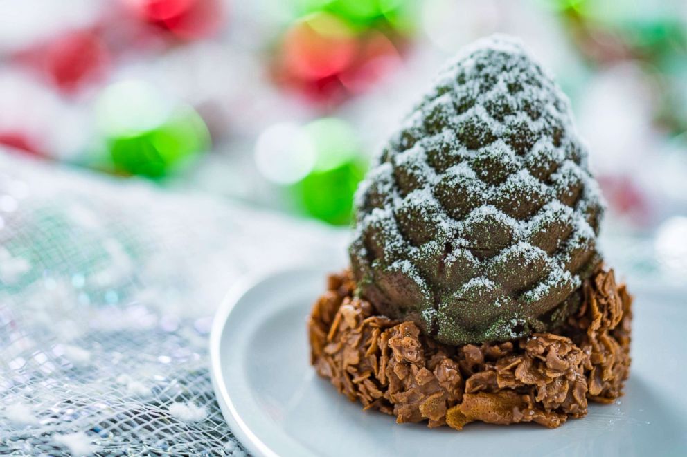 PHOTO: Chocolate Chestnut Cone – Chow down on this chocolate treat served on a praline leaf offered at Backlot Express. 