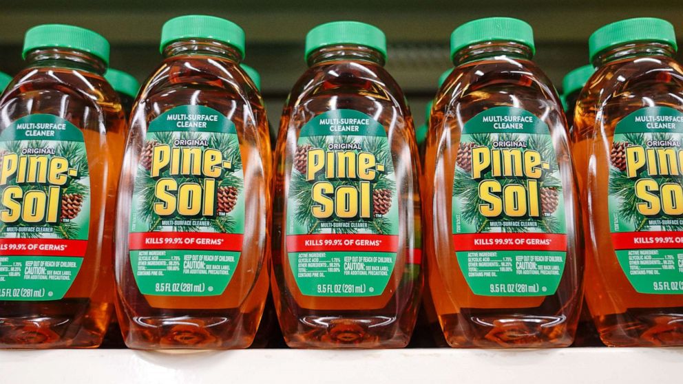 PHOTO: Pine-Sol Original Multi-Surface Cleaner which has just received an approval from the U.S. Environmental Protection Agency (EPA) to kill coronavirus on surfaces.