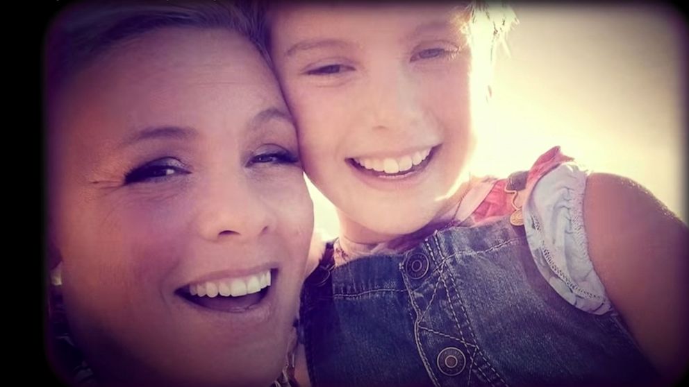 Pink and her daughter appear in the video for their song, "Cover Me in Sunshine."